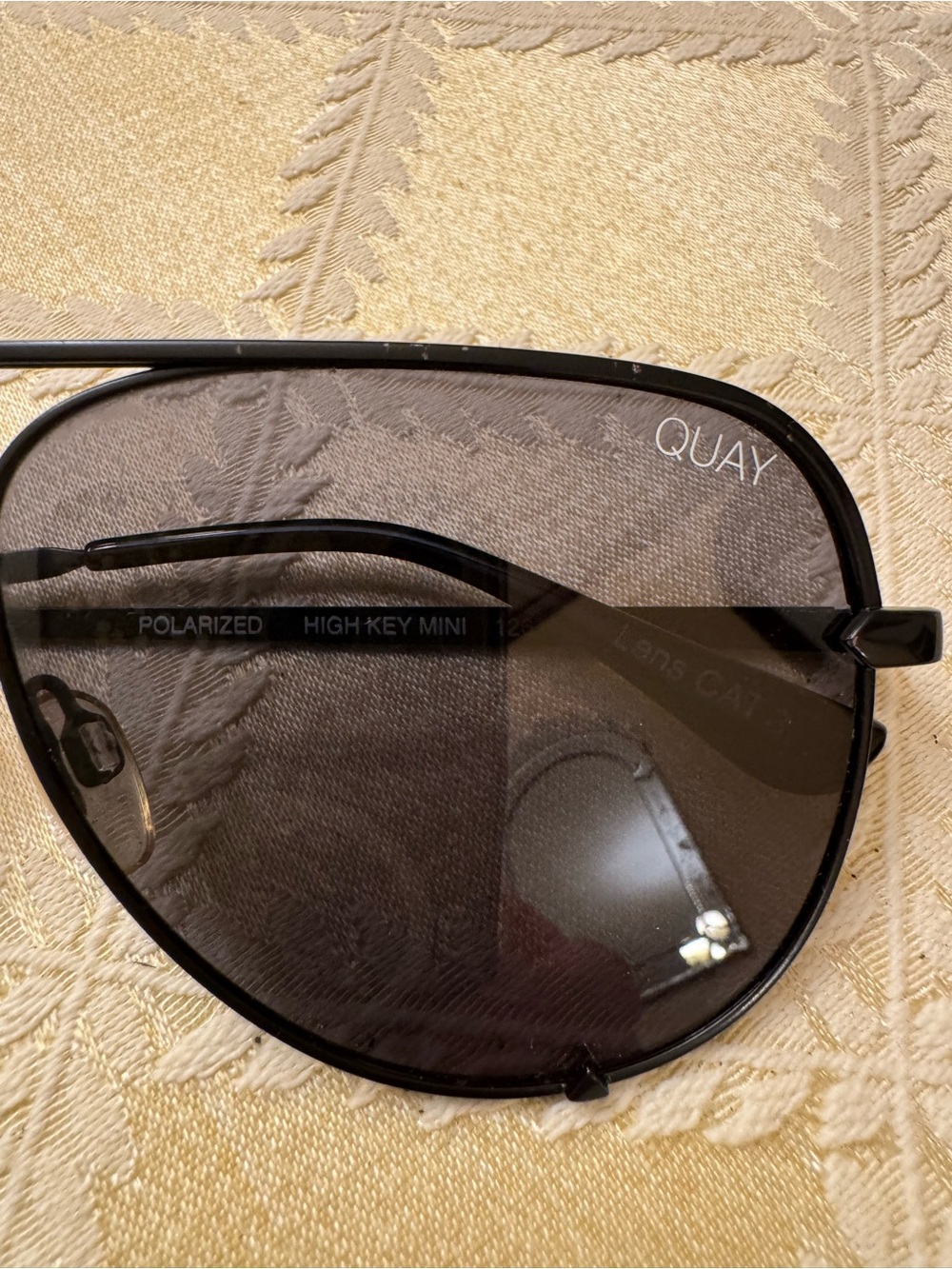 Quay Australia black aviator sun glasses and hand polished tortoise shell ones